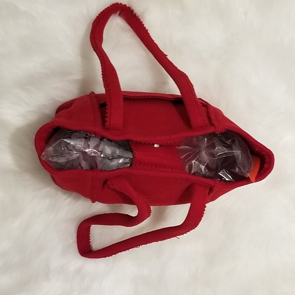 J Jill Wool Shoulder Tote Bag, Red - Picture 6 of 13